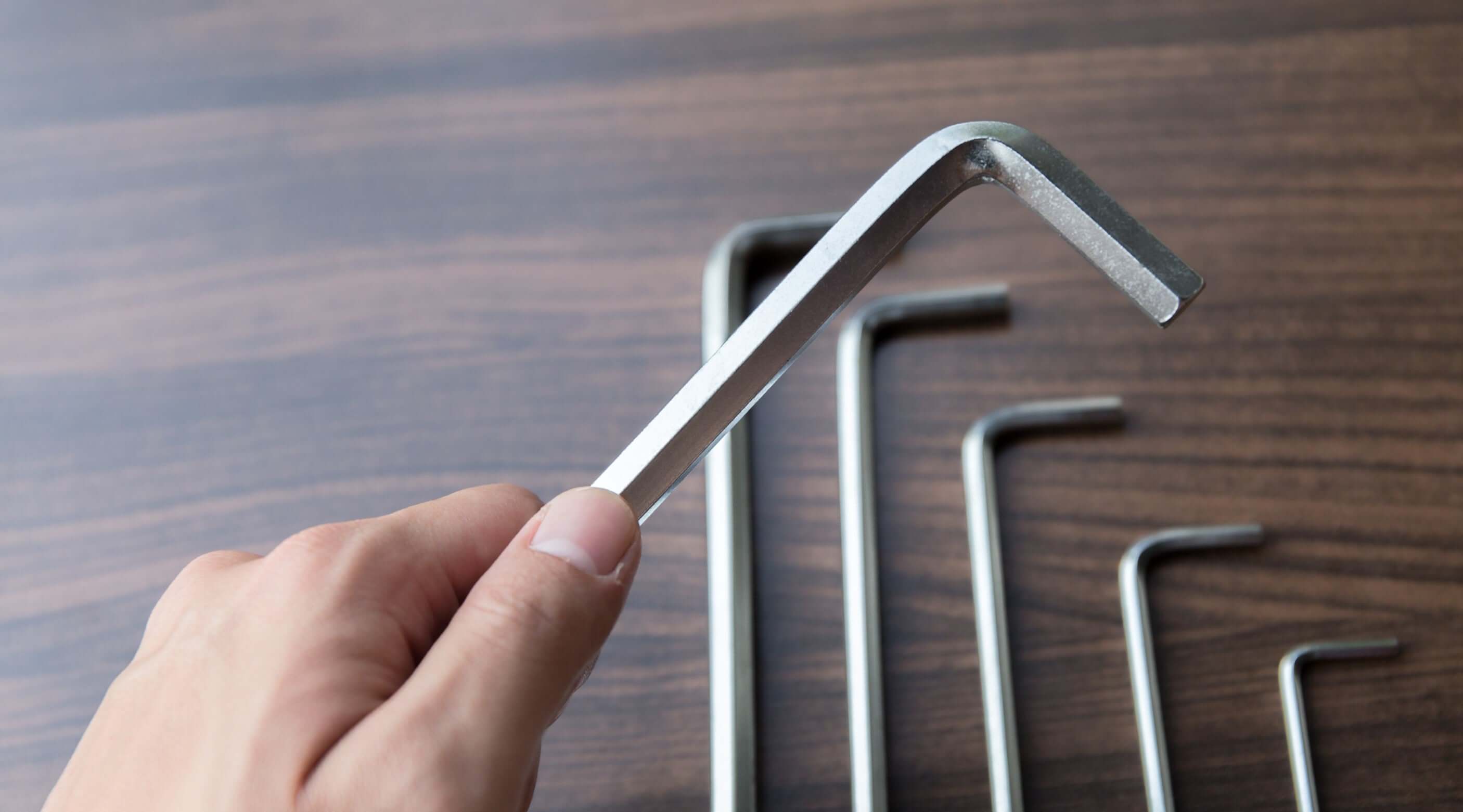 Here is the reason why Allen keys are L-shaped